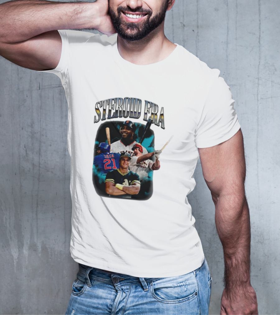 Almost Friday Steroid Era Giants Cubs Athletics Hall Of Fame Legends T-Shirt