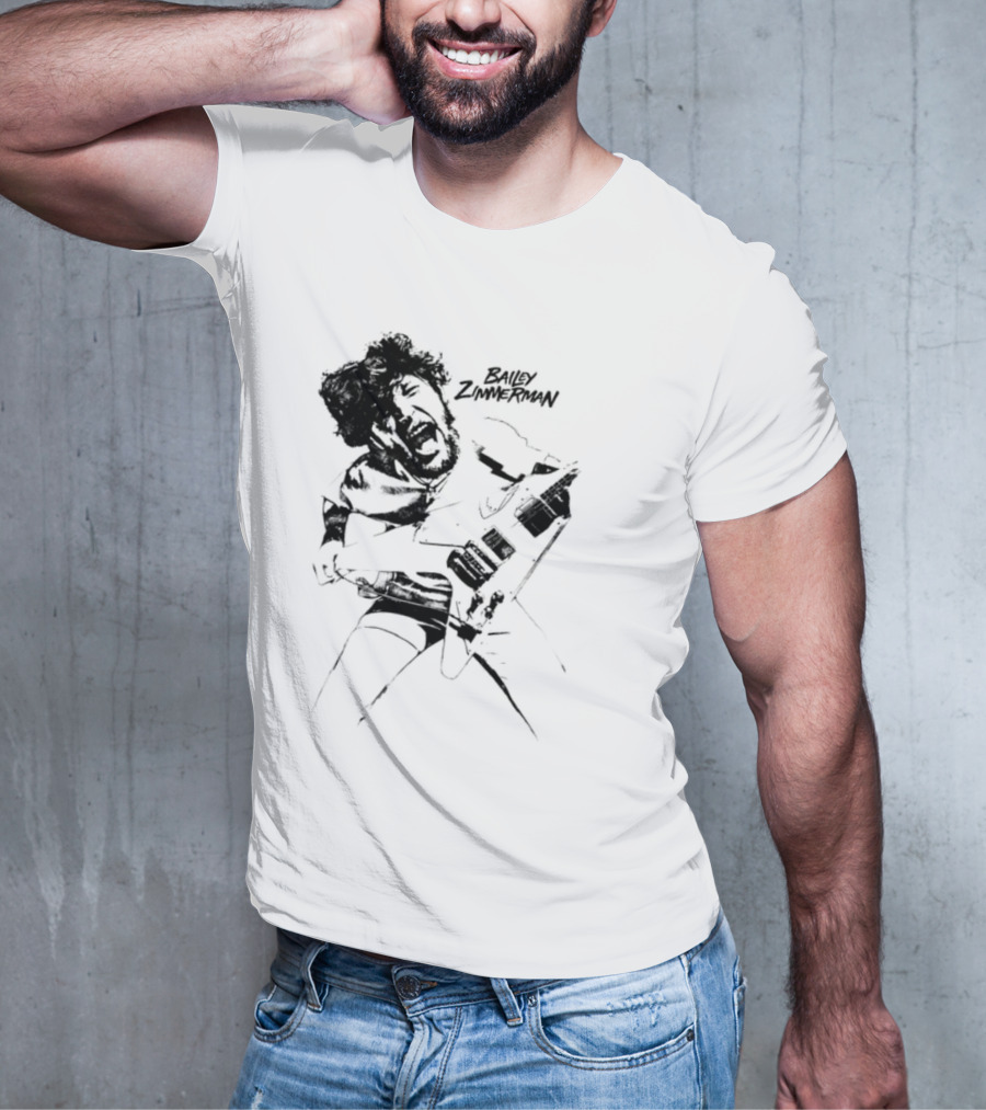 Bailey Scream Classic Ghost Mask Drawing T-Shirt