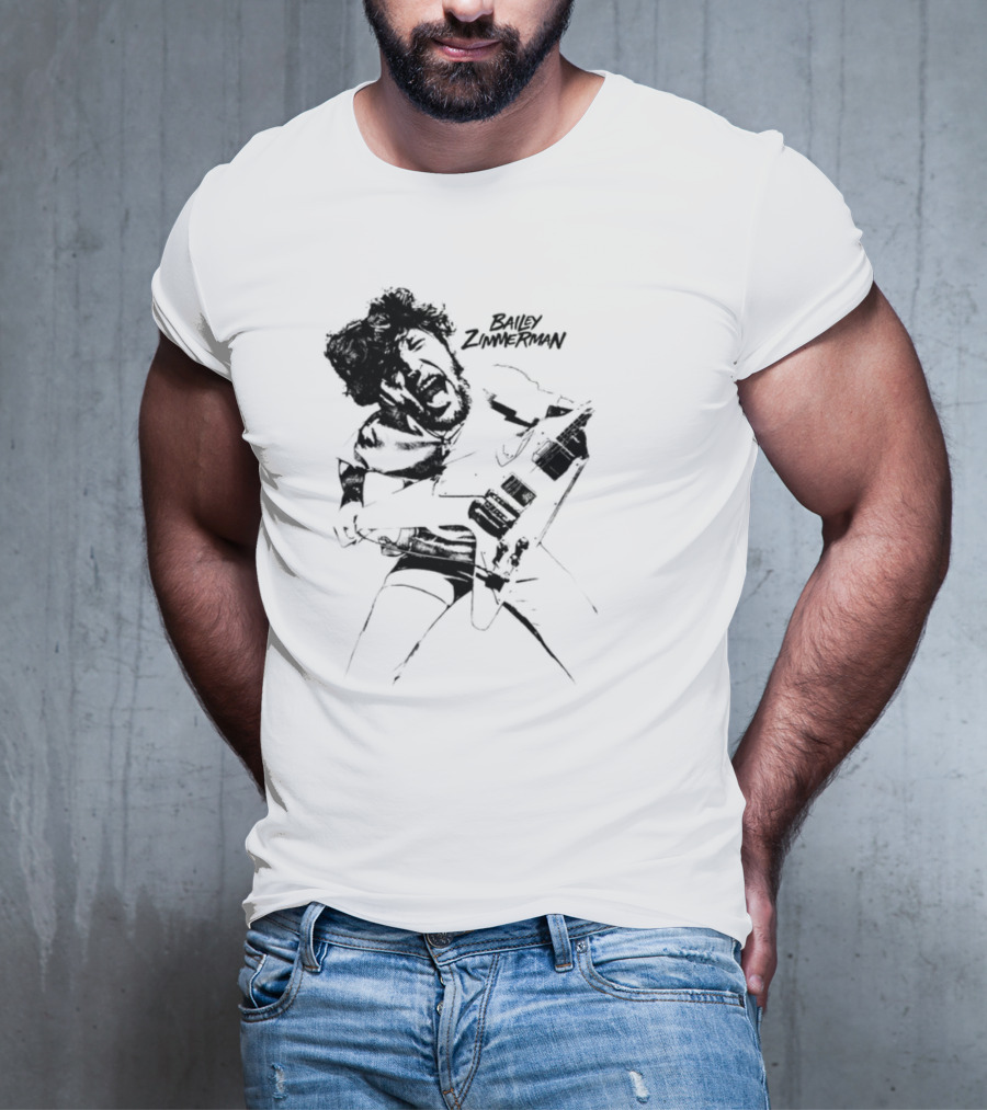 Bailey Scream Classic Ghost Mask Drawing T-Shirt