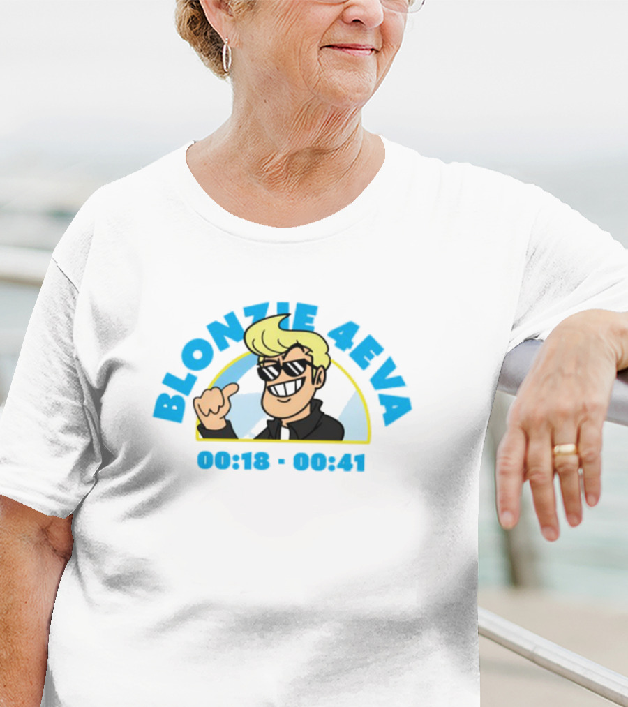Blonzie 4Eva Cartoon Character Tribute With Dates 00:13 - 06:43 T-Shirt
