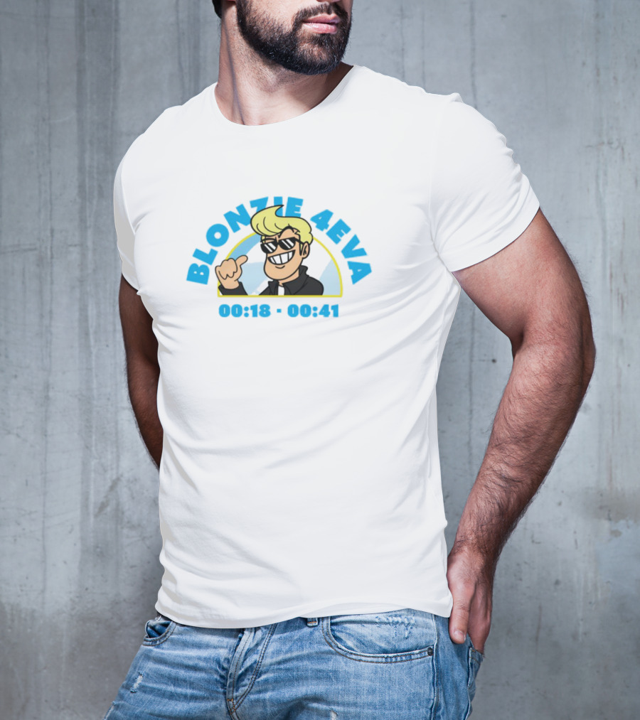 Blonzie 4Eva Cartoon Character Tribute With Dates 00:13 - 06:43 T-Shirt
