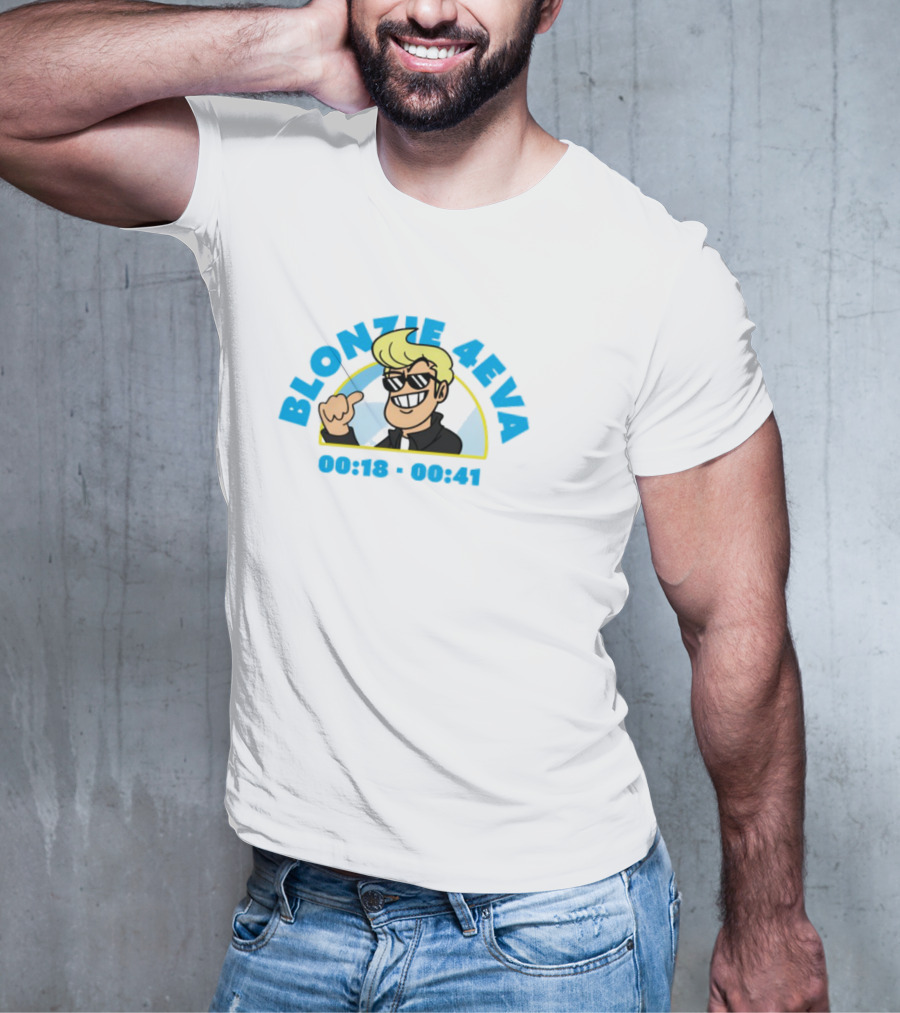 Blonzie 4Eva Cartoon Character Tribute With Dates 00:13 - 06:43 T-Shirt