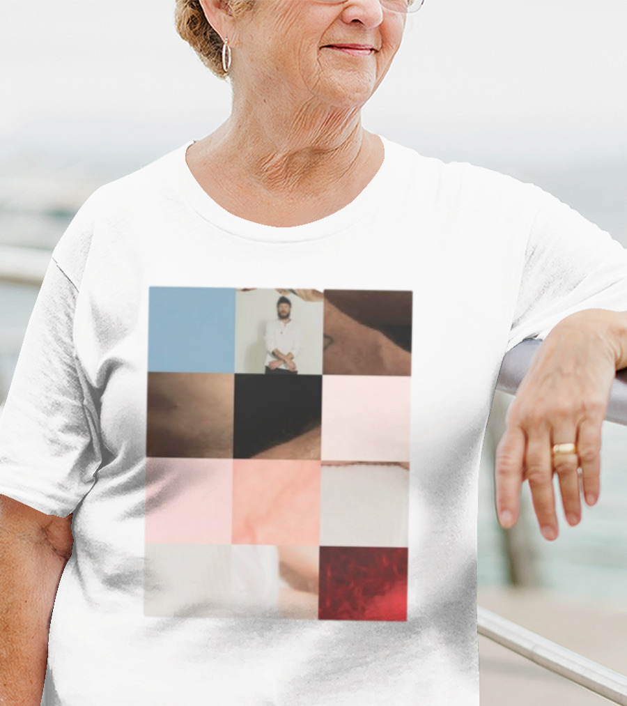 Bon Iver Layout Mosaic Collage T-Shirt