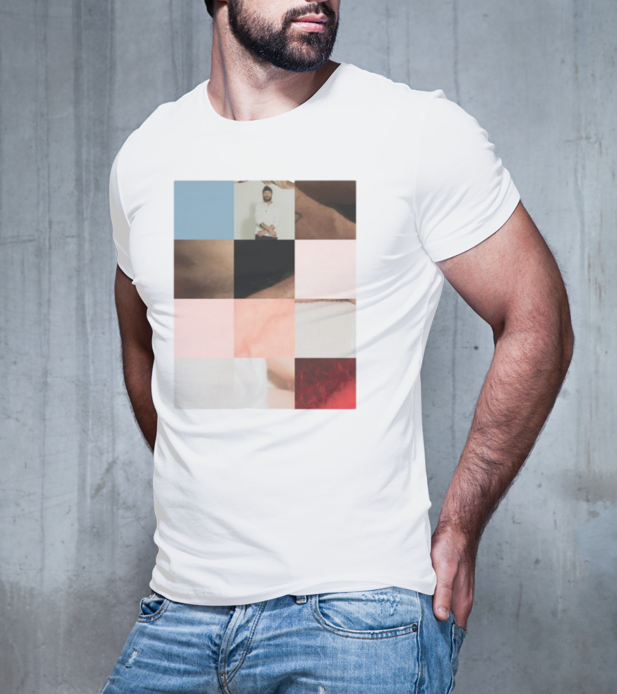 Bon Iver Layout Mosaic Collage T-Shirt