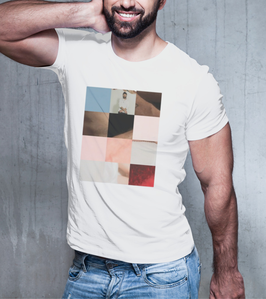 Bon Iver Layout Mosaic Collage T-Shirt