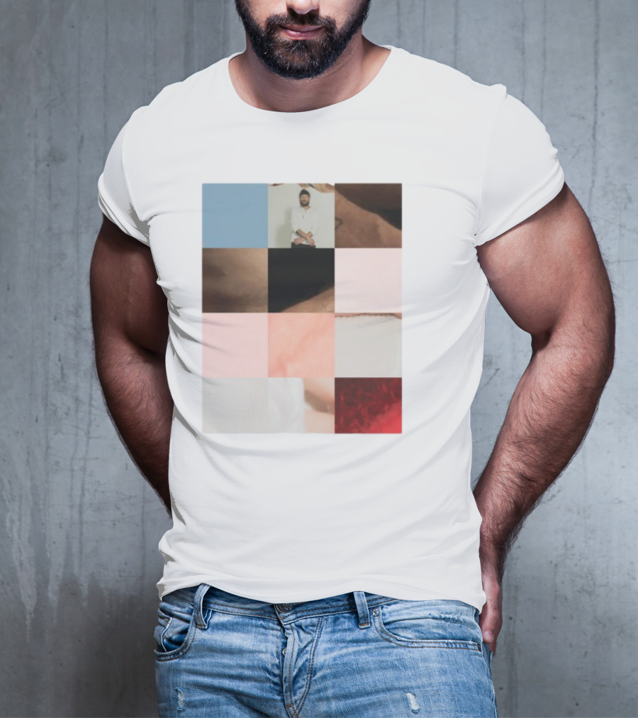 Bon Iver Layout Mosaic Collage T-Shirt