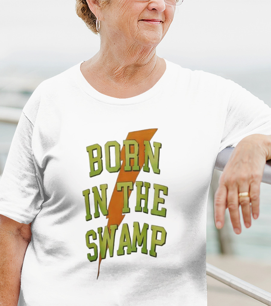 Born In The Swamp Lightning Bolt T-Shirt