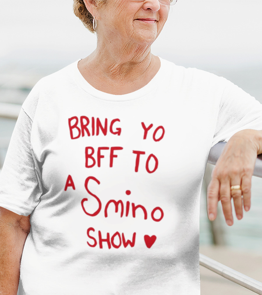 Bring Yo BFF To A Smino Show Fan Merchandise With Heart Design T-Shirt