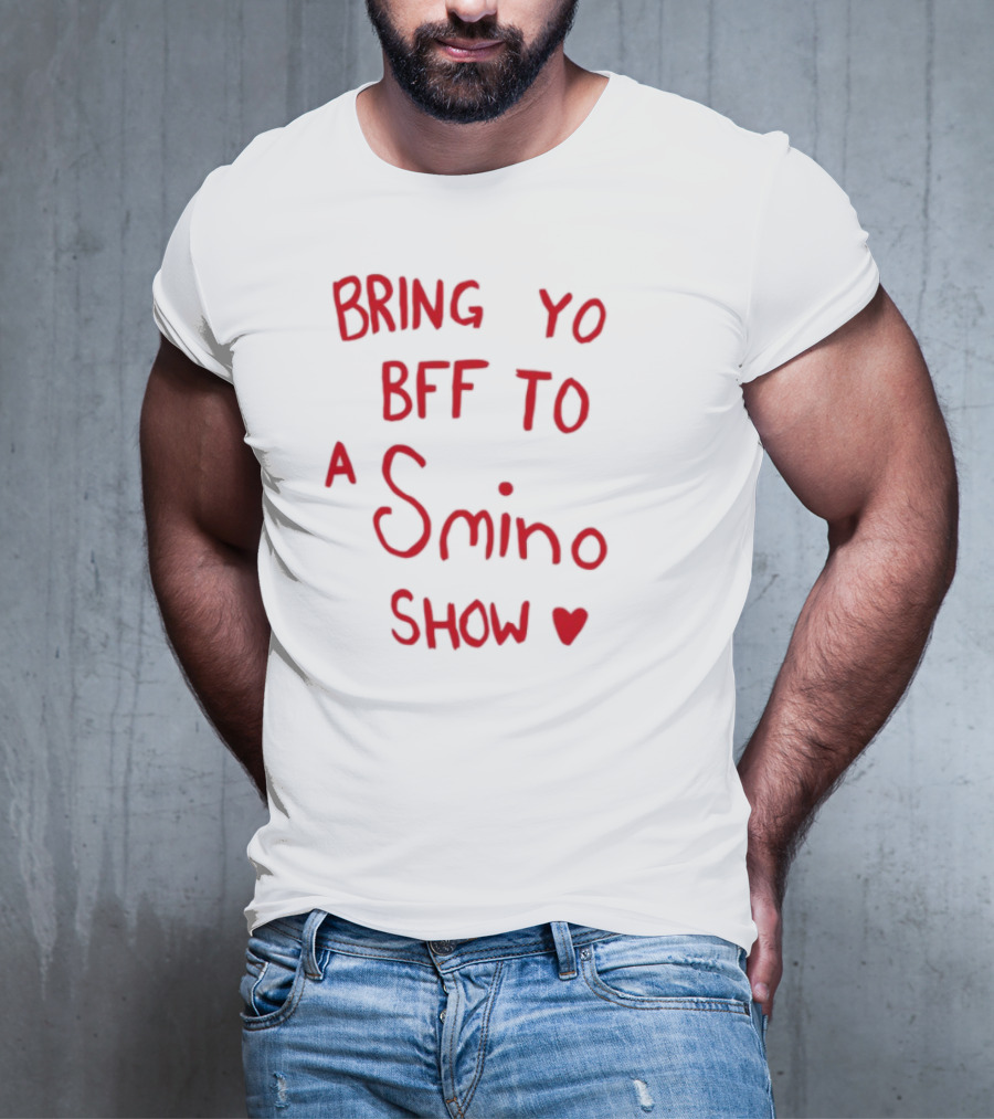 Bring Yo BFF To A Smino Show Fan Merchandise With Heart Design T-Shirt