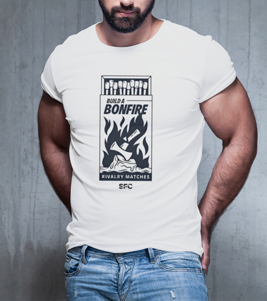 Bonfire Rivalry Matches SFC Build T-Shirt