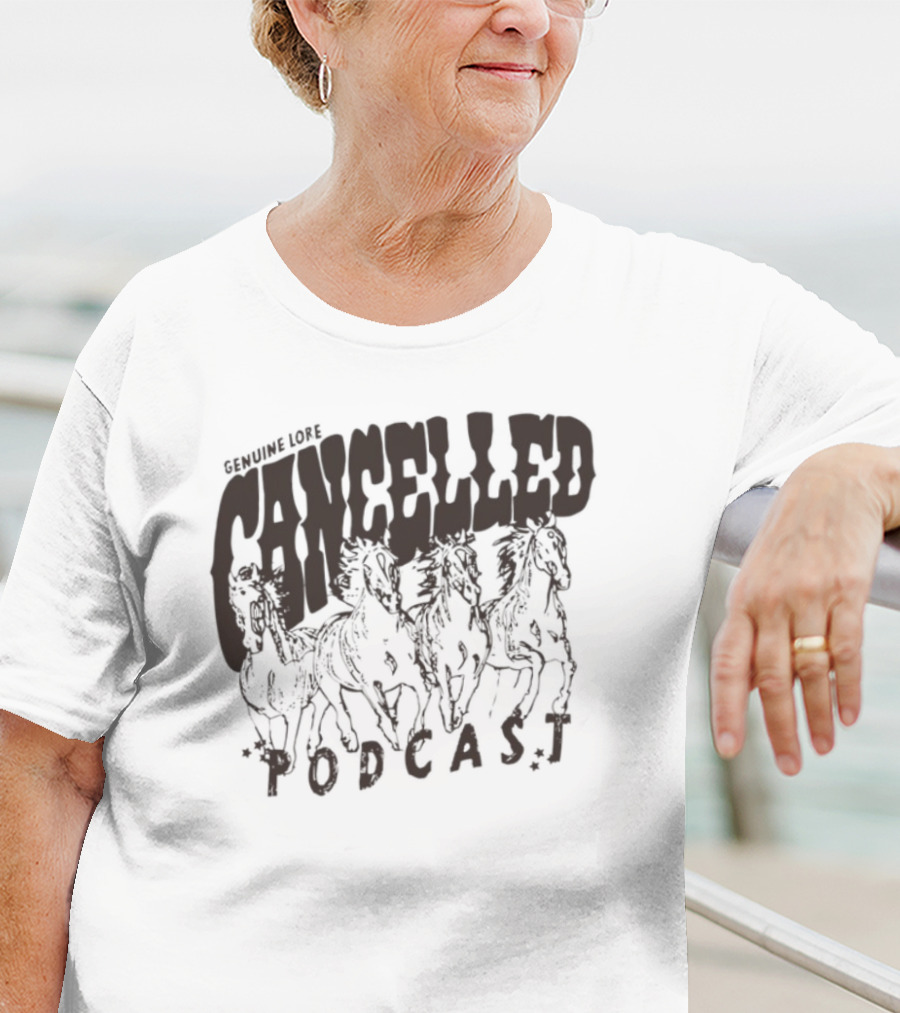 Genuine Cancelled Podcast Lore T-Shirt