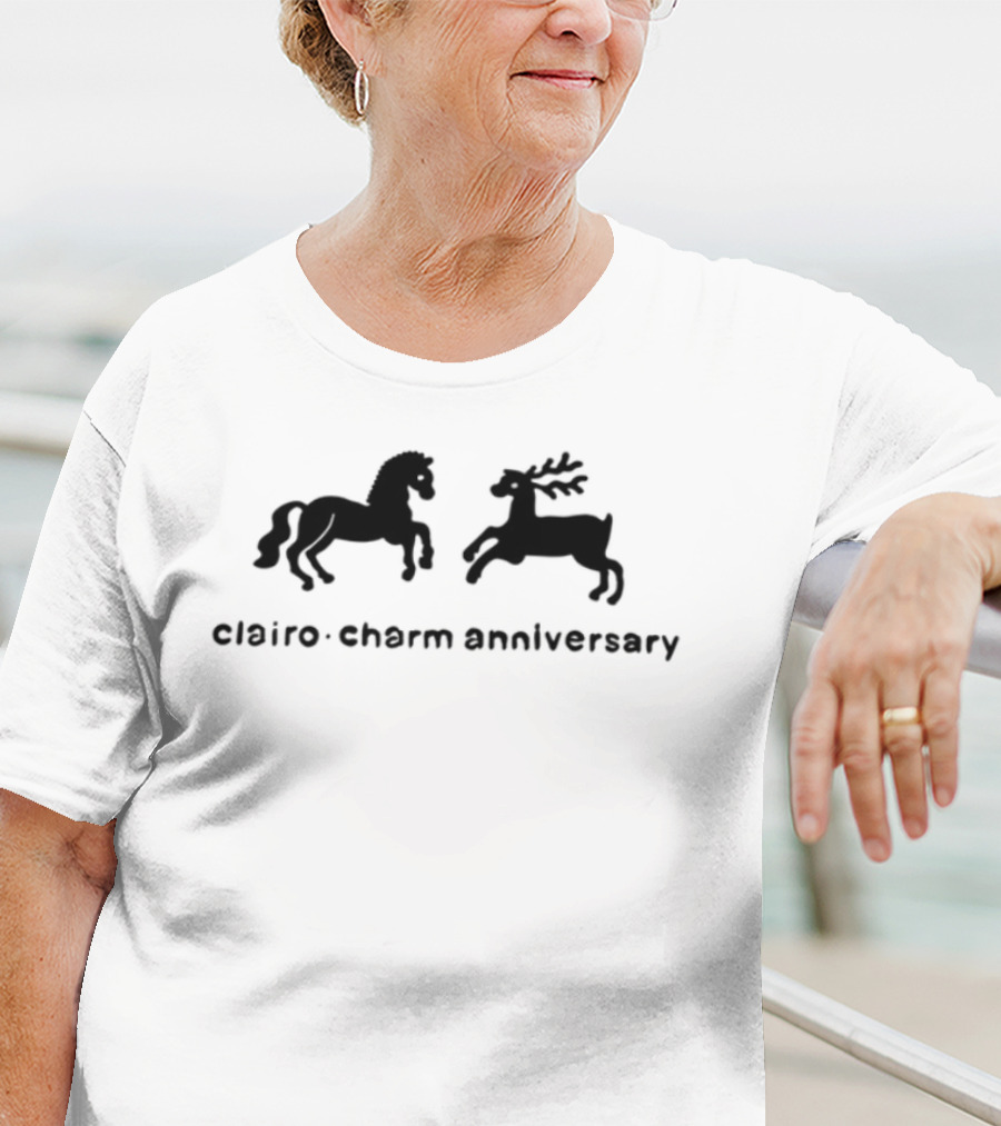 Clairo Charm Anniversary Lion And Horse Wildlife T-Shirt