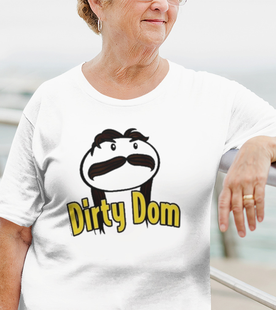 Dirty Dom Hair Illustration T-Shirt