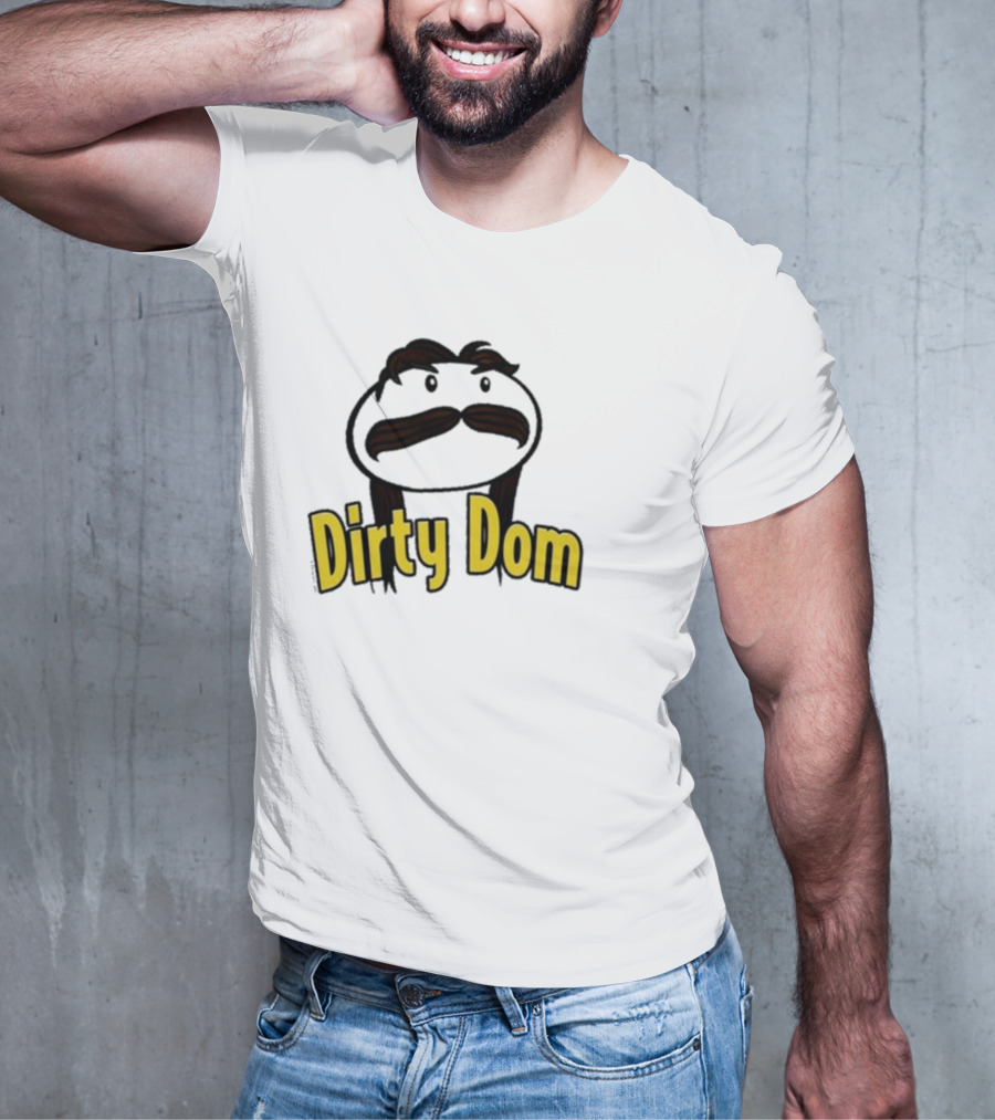 Dirty Dom Hair Illustration T-Shirt