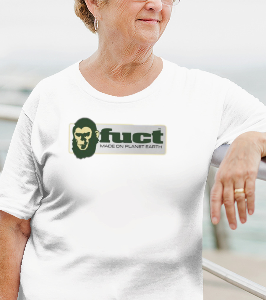 Fuct Made On Planet Earth Gorilla Icon T-Shirt
