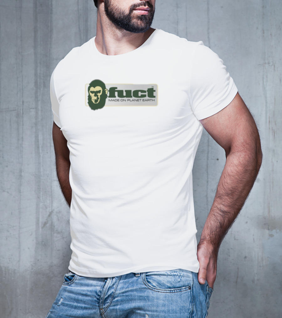 Fuct Made On Planet Earth Gorilla Icon T-Shirt