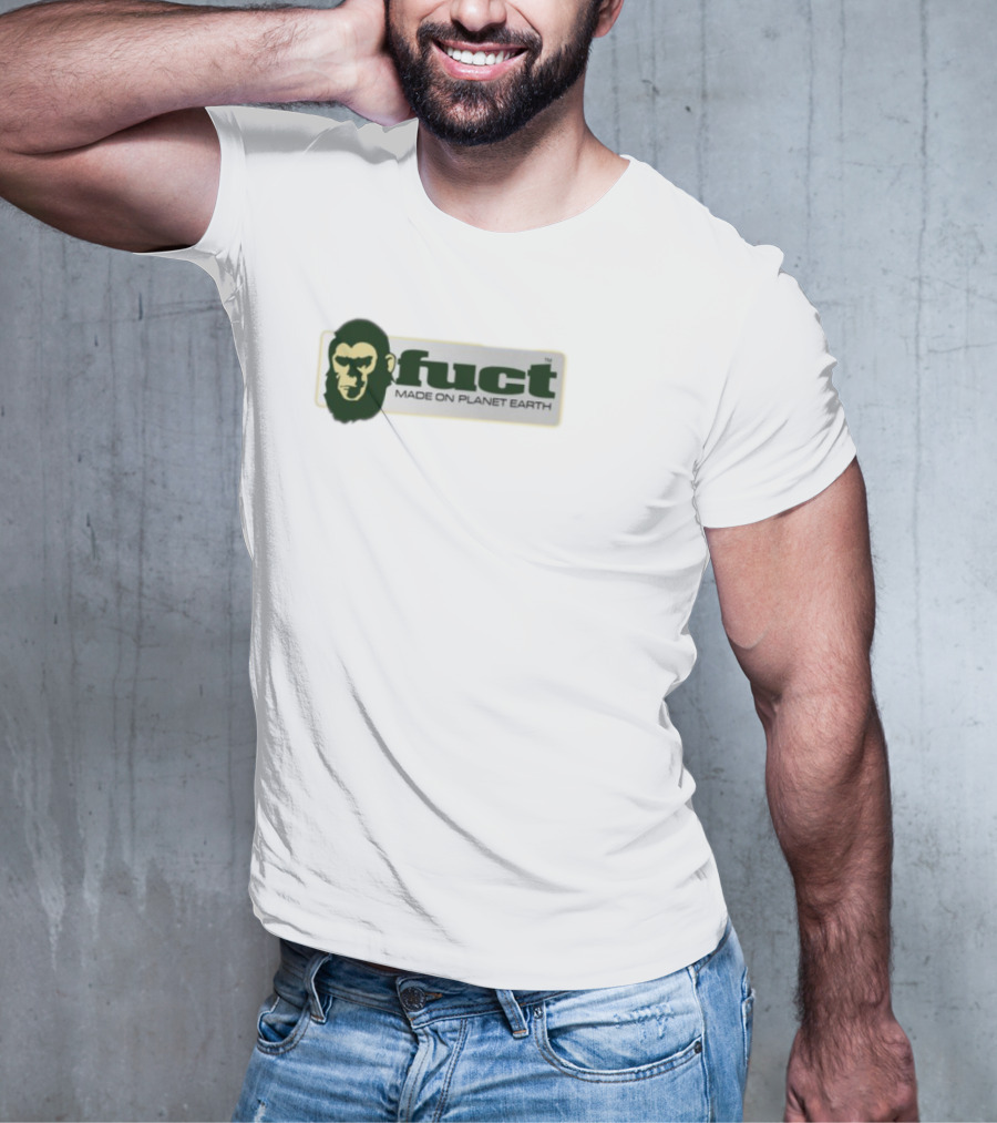Fuct Made On Planet Earth Gorilla Icon T-Shirt