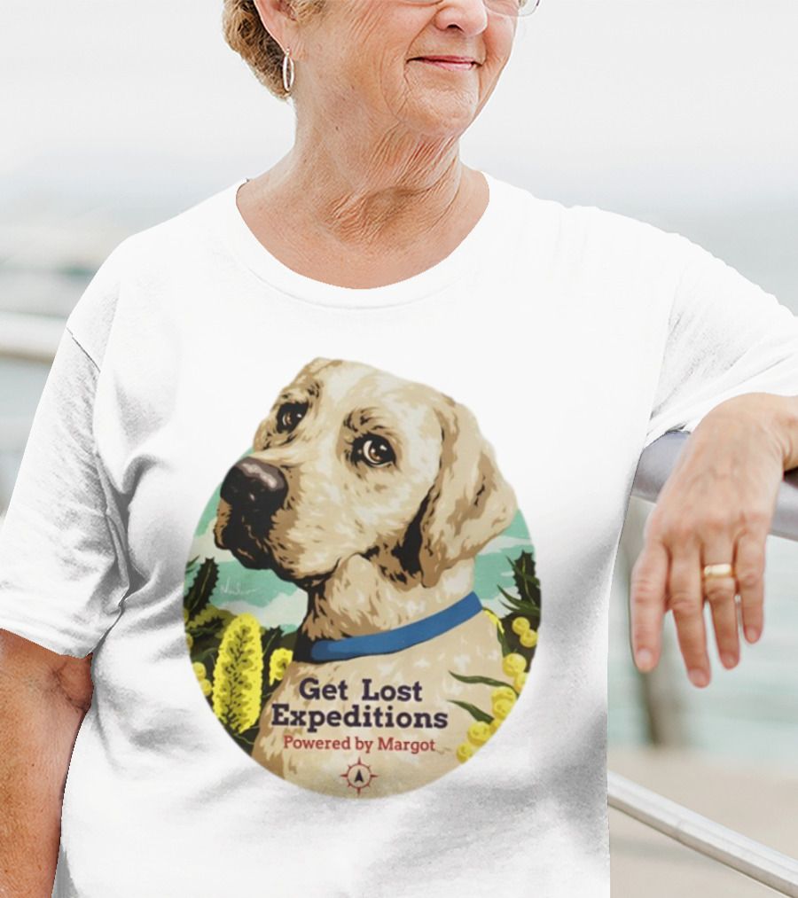 Get Lost Expeditions Powered By Margot Dog Adventure T-Shirt