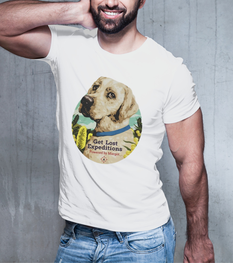 Get Lost Expeditions Powered By Margot Dog Adventure T-Shirt