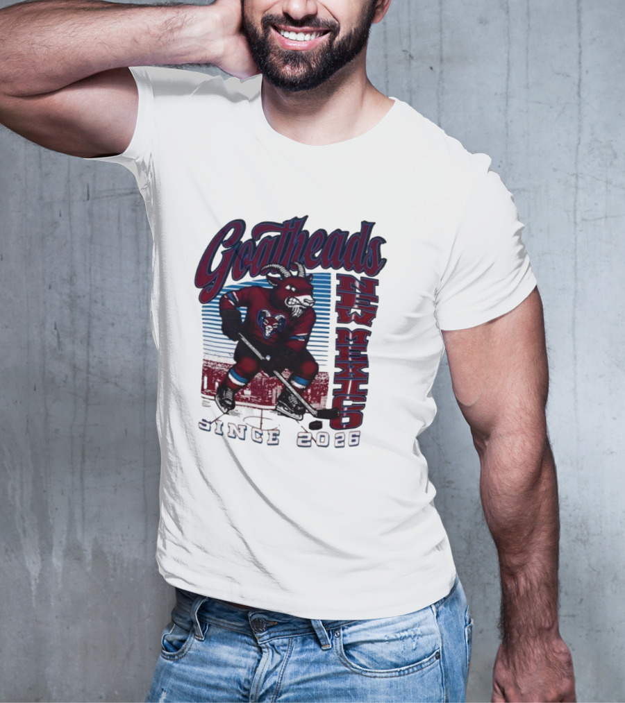 Goatheads New Mexico Hockey Since 2026 Hometown Pride Collection T-Shirt