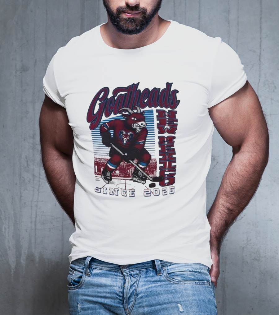 Goatheads New Mexico Hockey Since 2026 Hometown Pride Collection T-Shirt