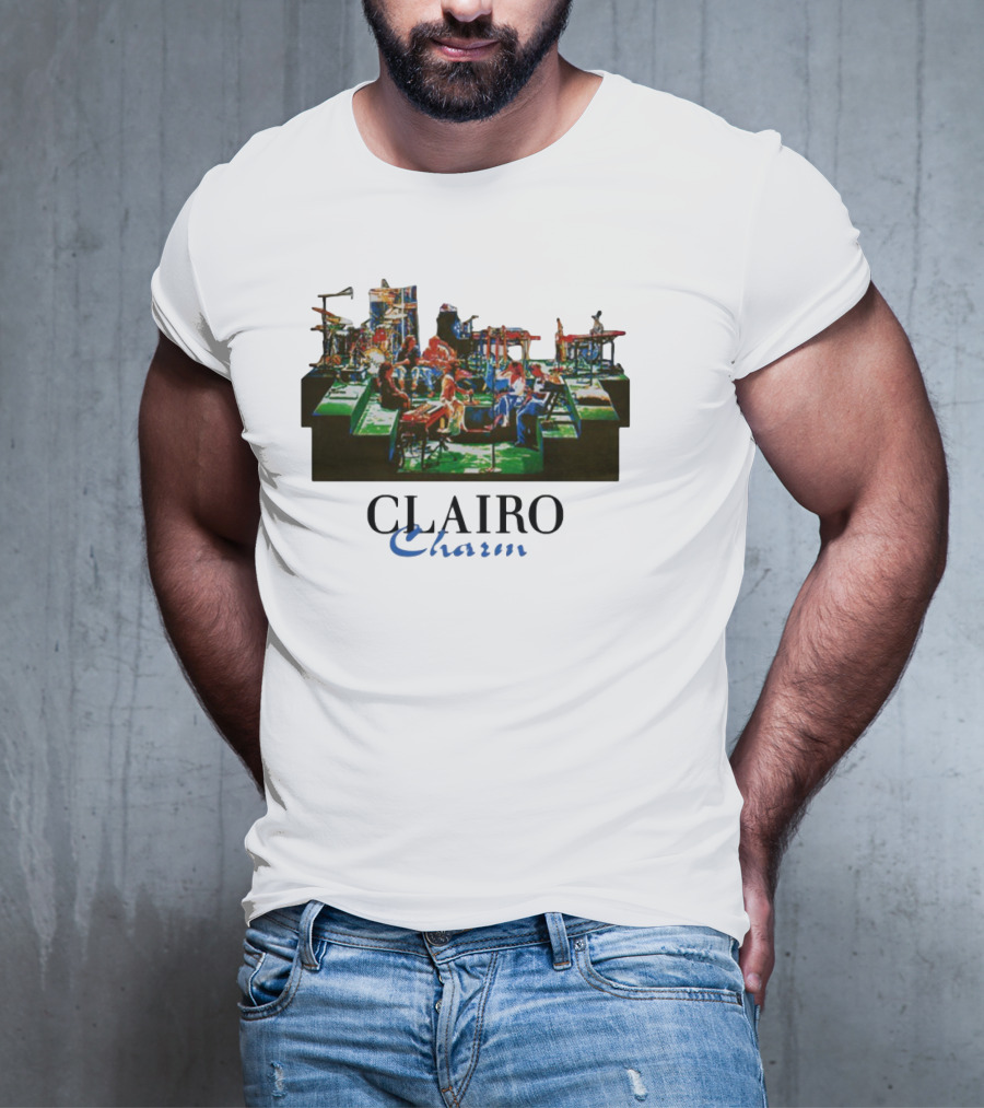 Jeanpiconsuegra Clairo Charm Vintage Band Stage Performance T-Shirt