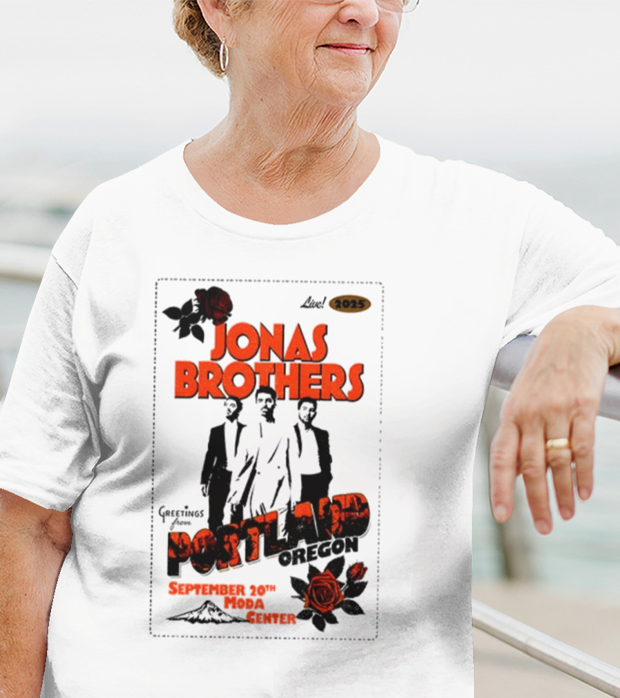 Jonas Brothers Portland Oregon September 20 2023 Moda Center T-Shirt