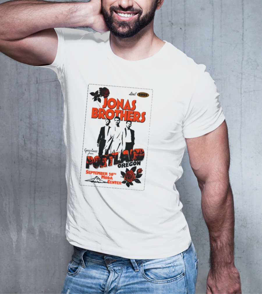 Jonas Brothers Portland Oregon September 20 2023 Moda Center T-Shirt