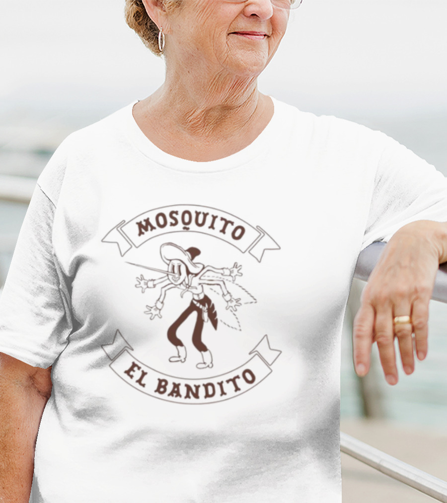 Kaj Mosquito El Bandito Retro Cartoon Style T-Shirt