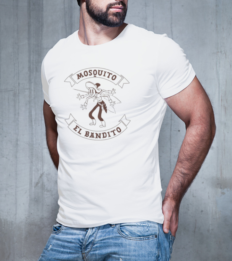 Kaj Mosquito El Bandito Retro Cartoon Style T-Shirt