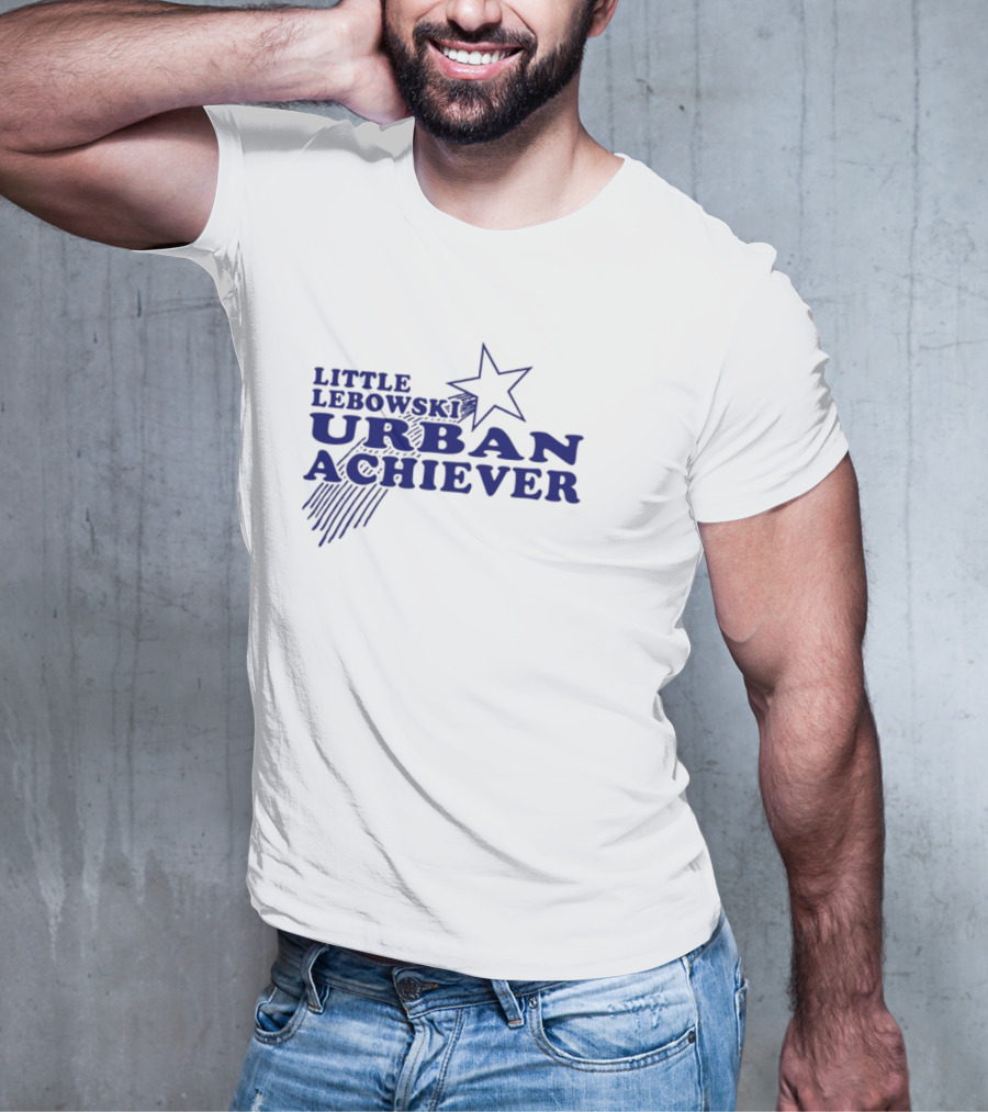Little Lebowski Urban Achiever Star Icon Imagery T-Shirt