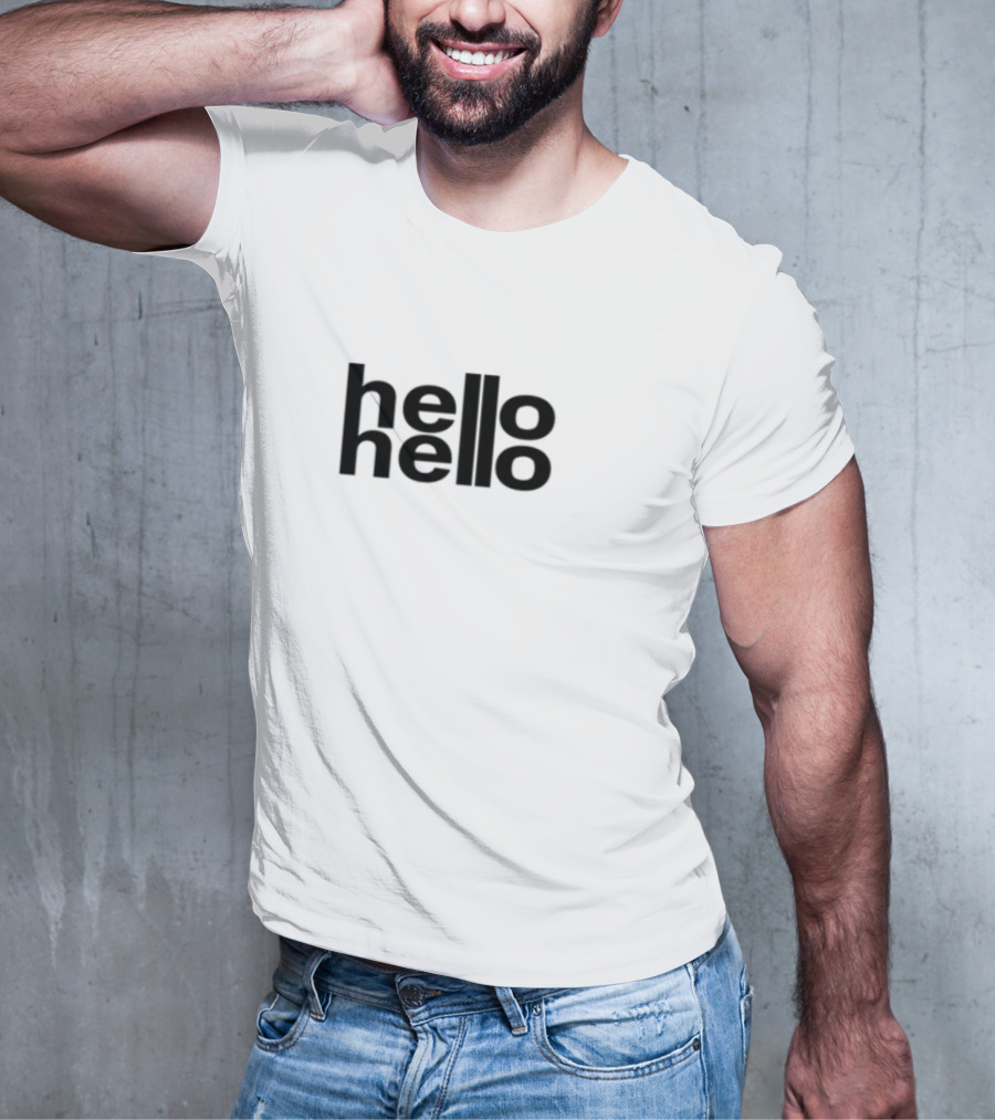 Lulu Hello Hello Bold Typography T-Shirt