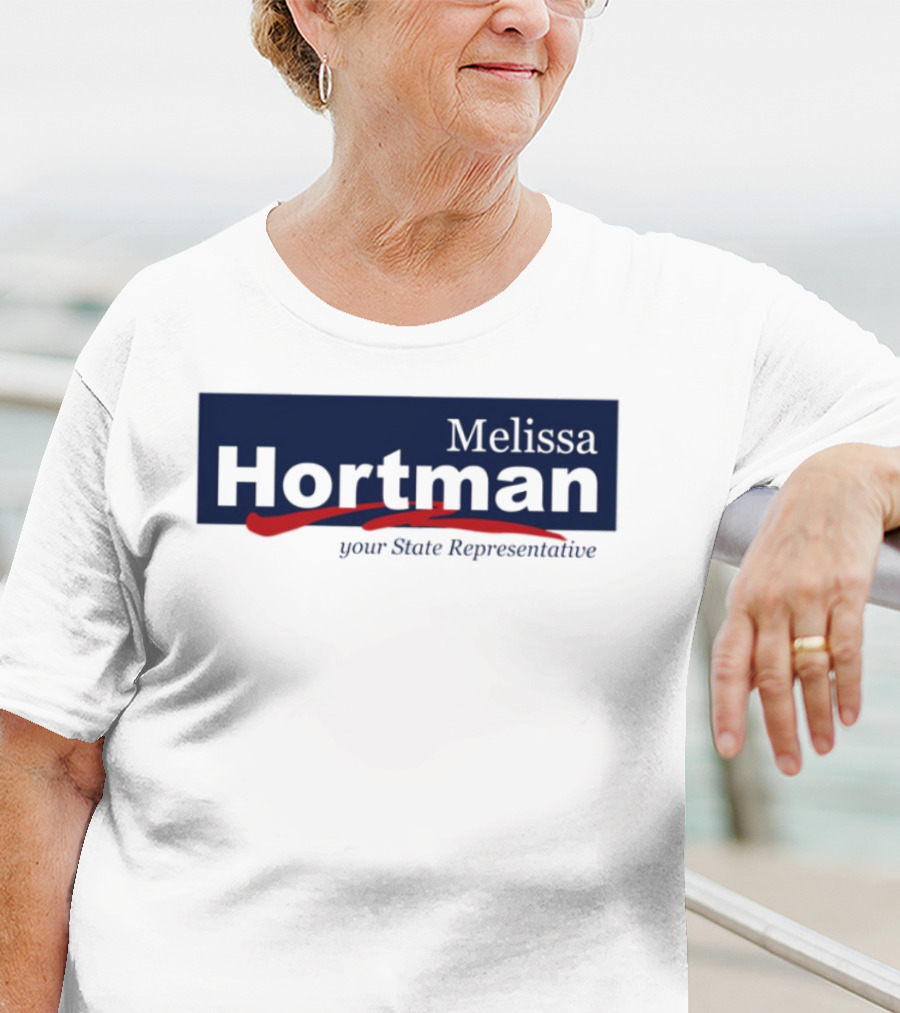 Melissa Hortman Your State Representative Red And Blue Typography T-Shirt