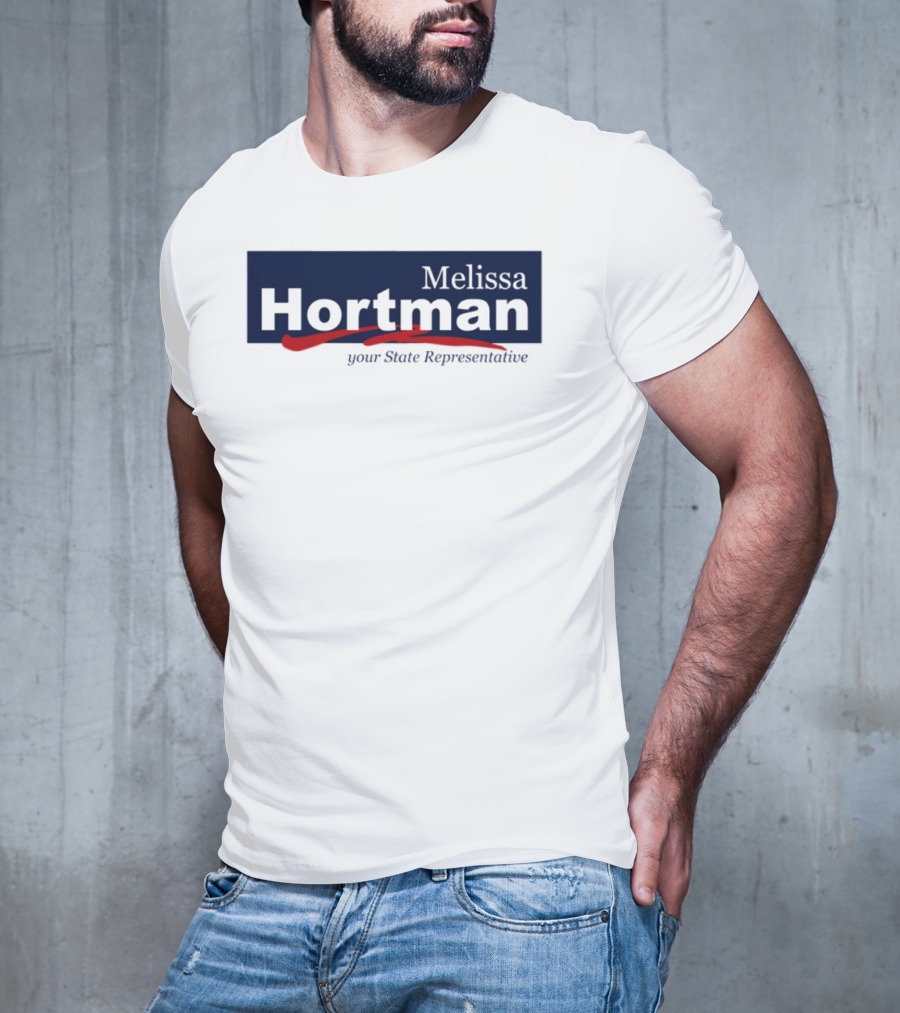 Melissa Hortman Your State Representative Red And Blue Typography T-Shirt