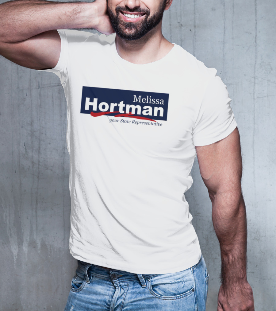 Melissa Hortman Your State Representative Red And Blue Typography T-Shirt
