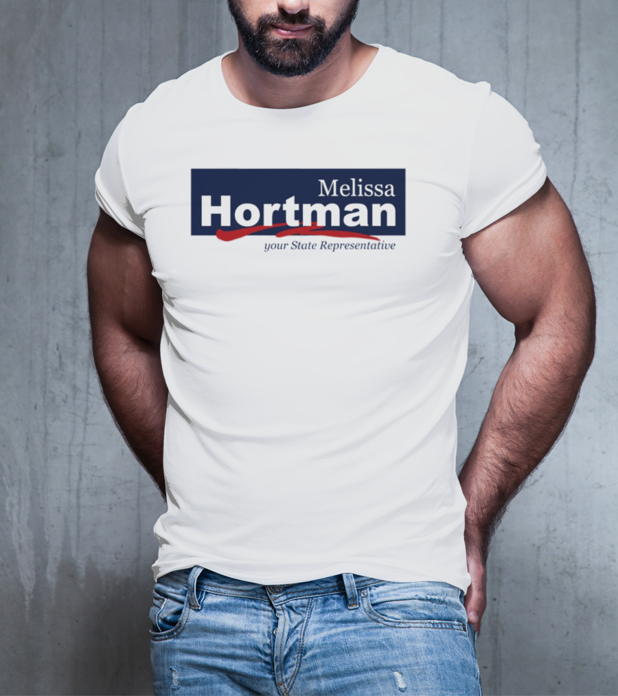 Melissa Hortman Your State Representative Red And Blue Typography T-Shirt
