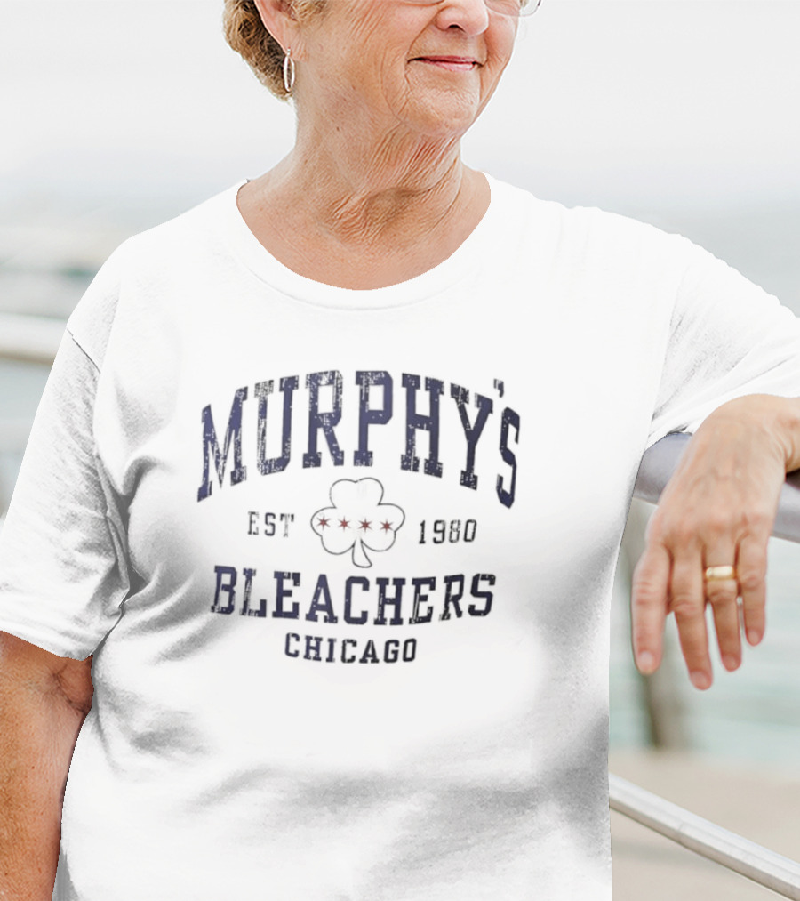 Murphy's Bleachers Est 1980 Chicago Clover Design T-Shirt