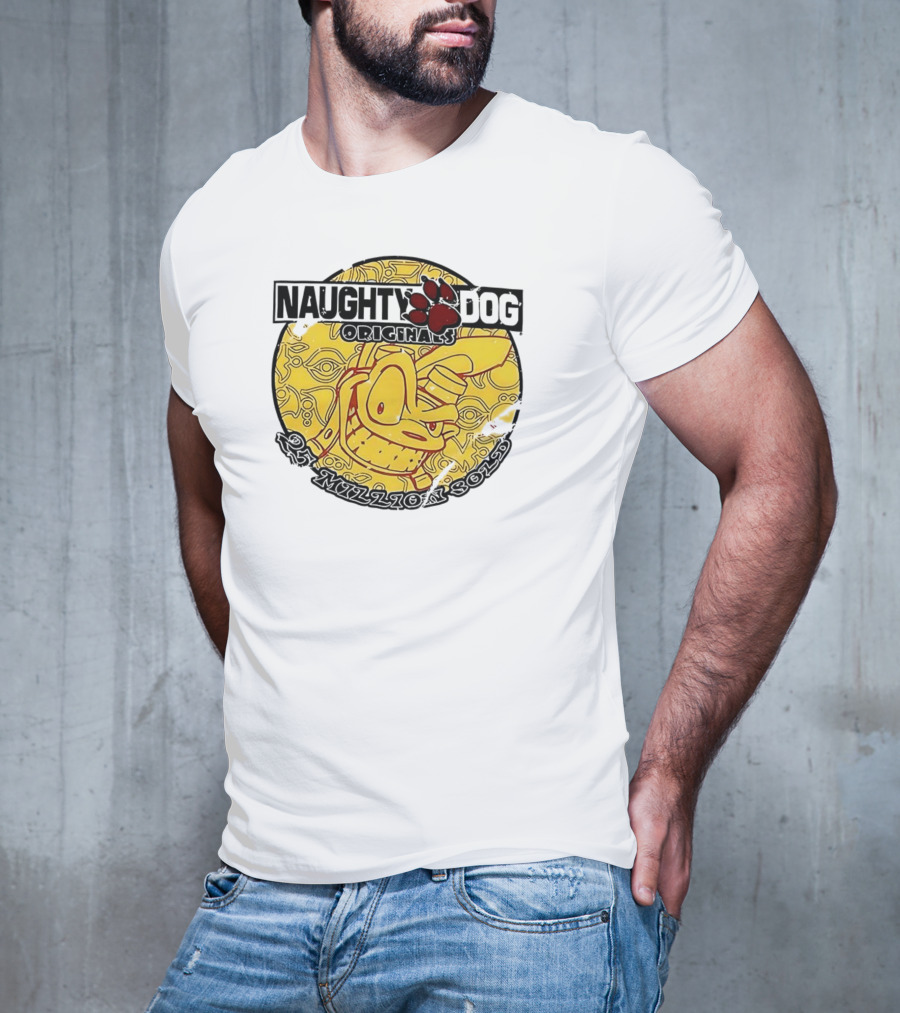 Naughty Dog Classics 25 Million Sold Celebration T-Shirt