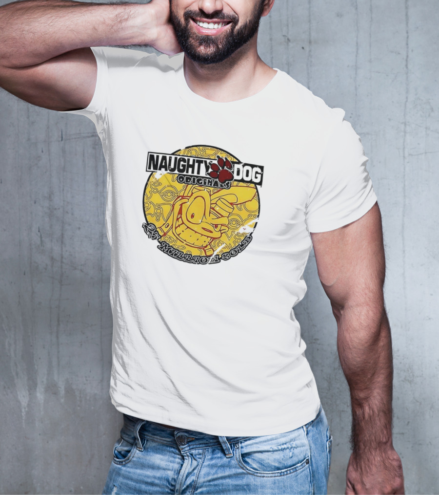 Naughty Dog Classics 25 Million Sold Celebration T-Shirt