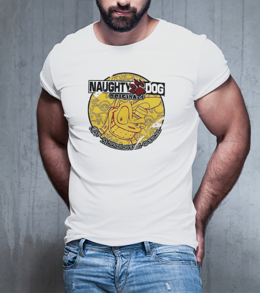 Naughty Dog Classics 25 Million Sold Celebration T-Shirt