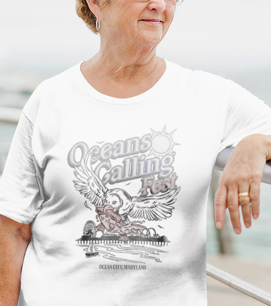 Oceans Calling Fest Seagull Lineup Tracklist September Oceanside 2023 T-Shirt