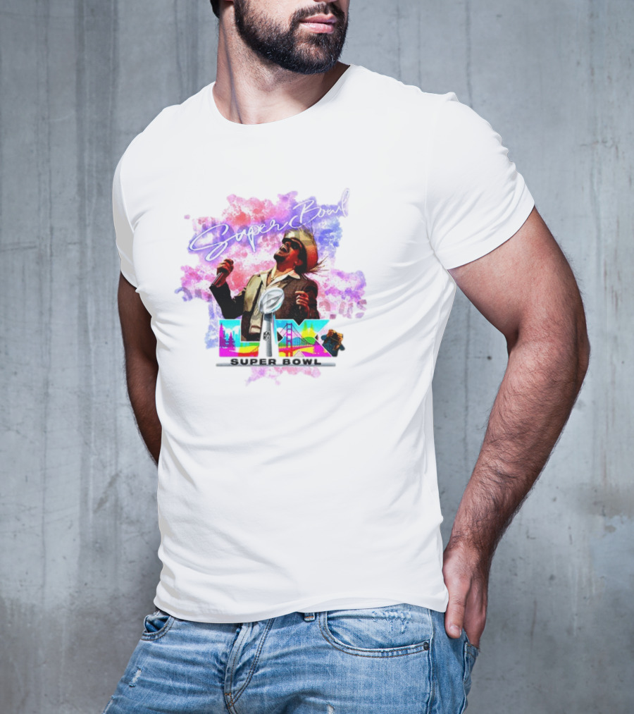 Bad Bunny Super Bowl Halftime LVII Retro NFL Performance Iconic Show T-Shirt