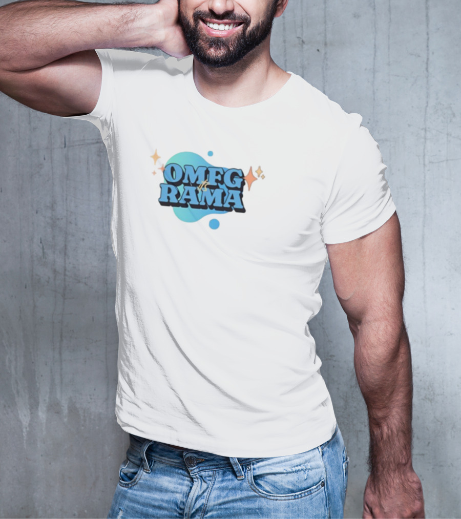 OMFG Its Rama Ohhhkay Sparkle Burst Retro Style T-Shirt