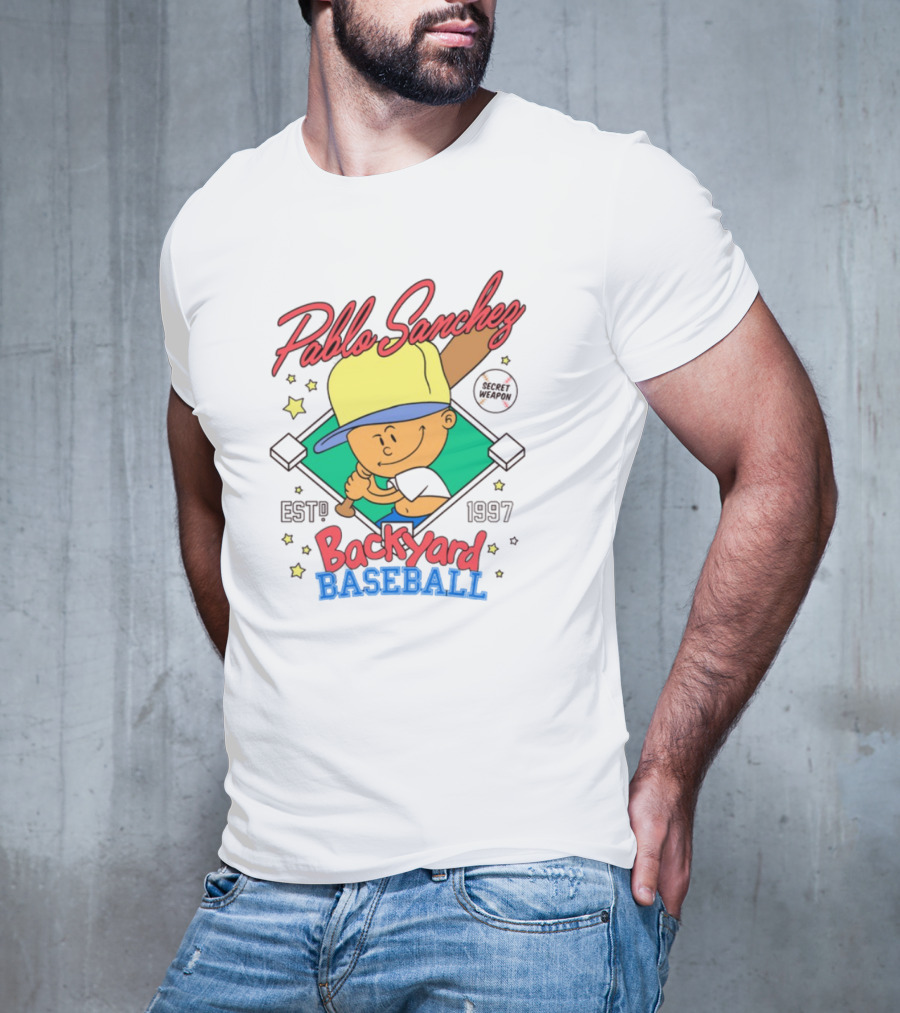 Pablo Sanchez Backyard Baseball Established 1997 Secret Weapon T-Shirt