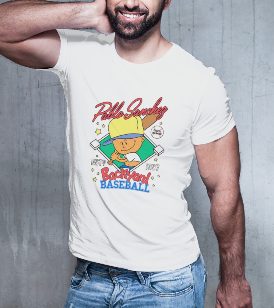 Pablo Sanchez Backyard Baseball Established 1997 Secret Weapon T-Shirt