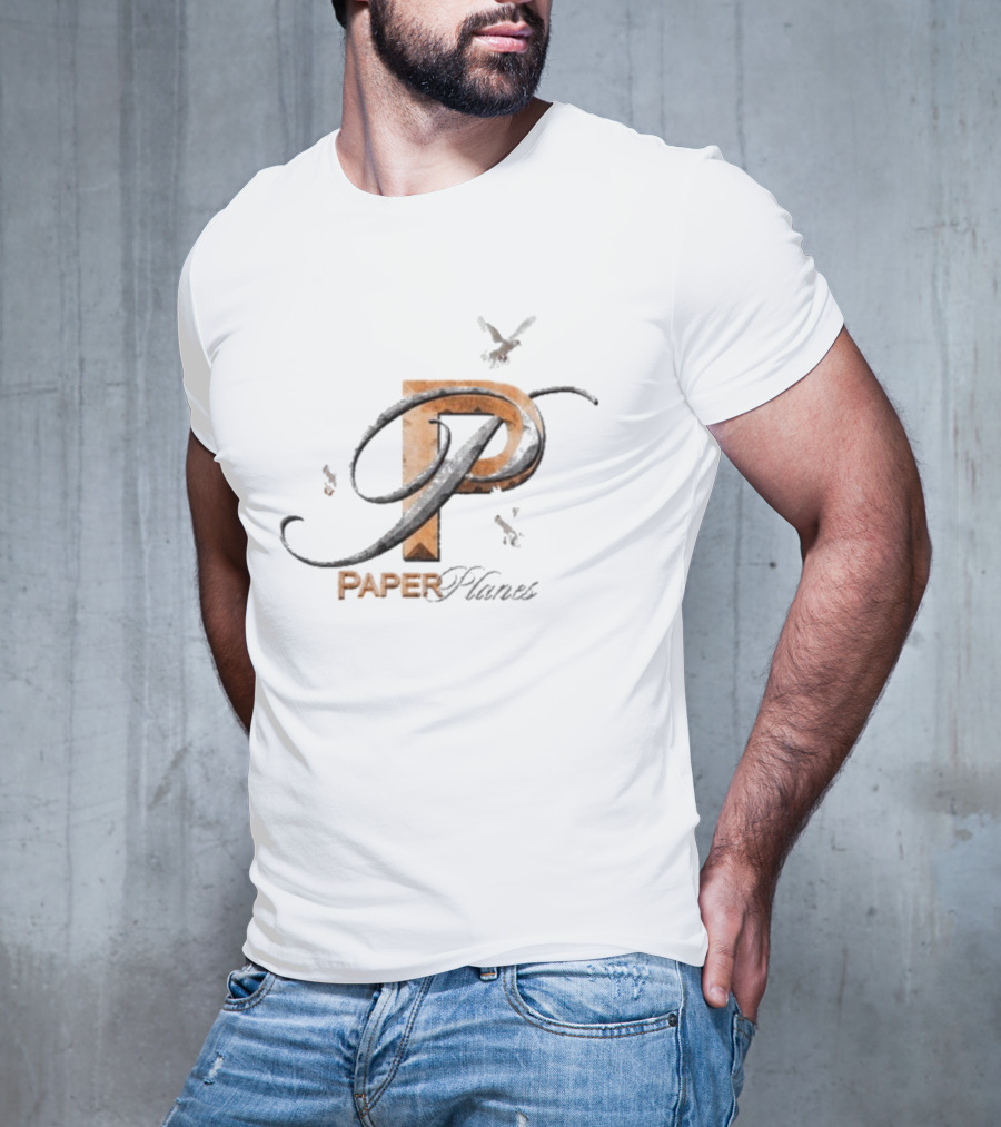 Paper Planes P With Doves Flight Elements T-Shirt
