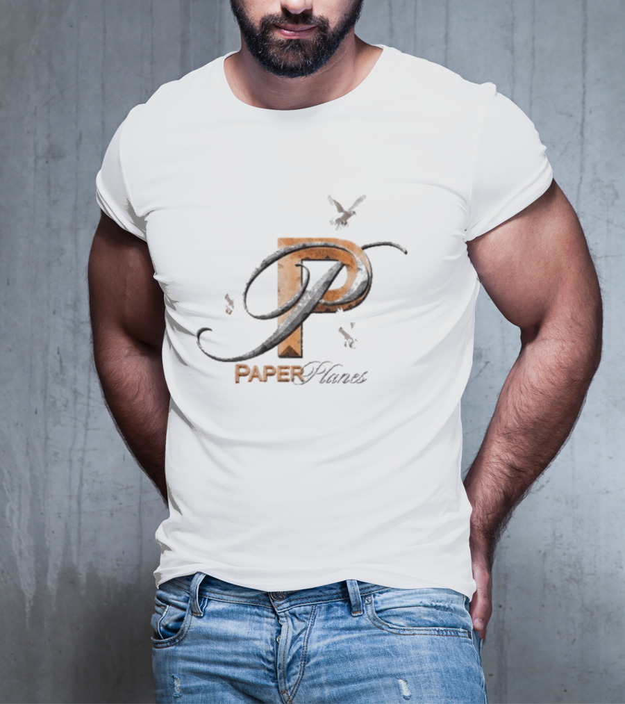 Paper Planes P With Doves Flight Elements T-Shirt