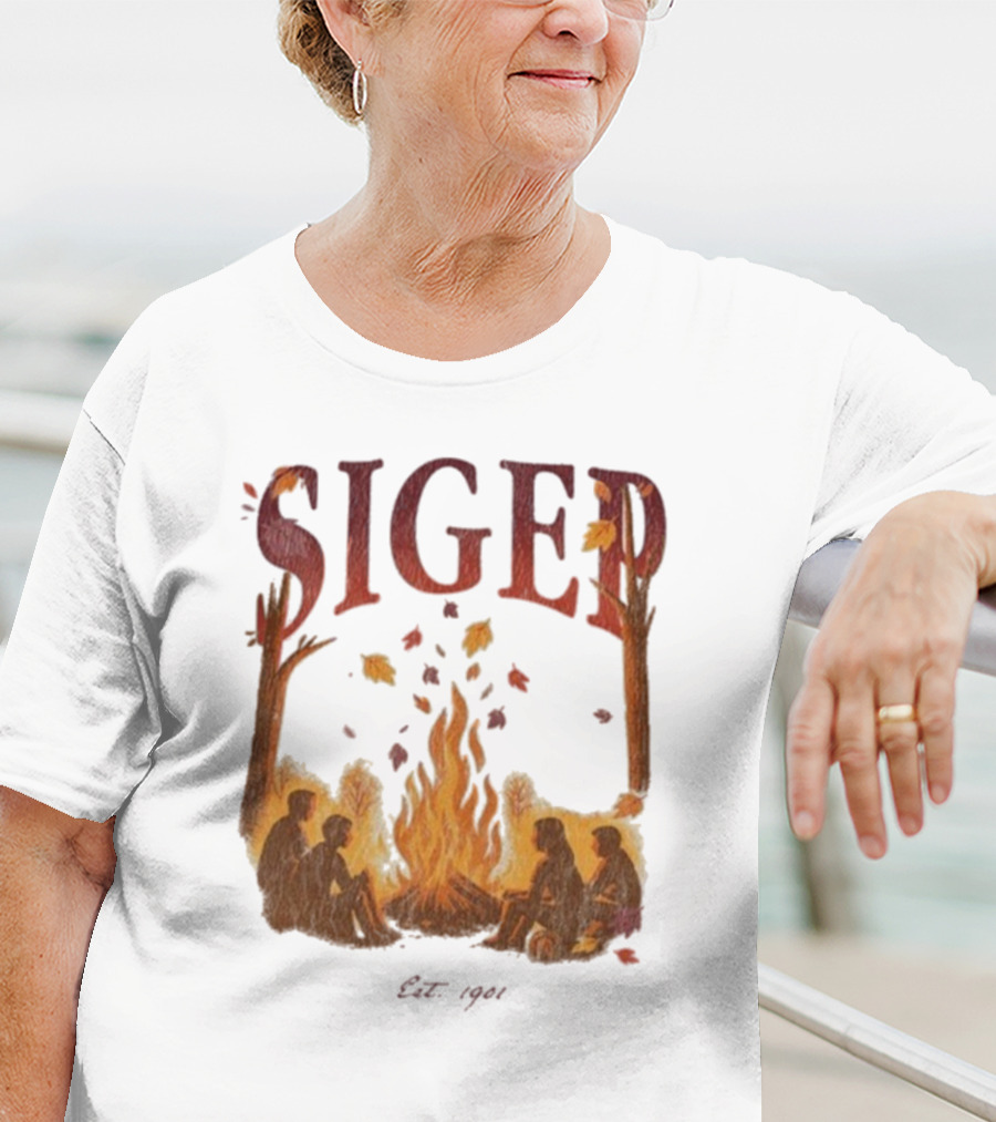 "SigEp Campfire Gathering Fall Est 1901" T-Shirt