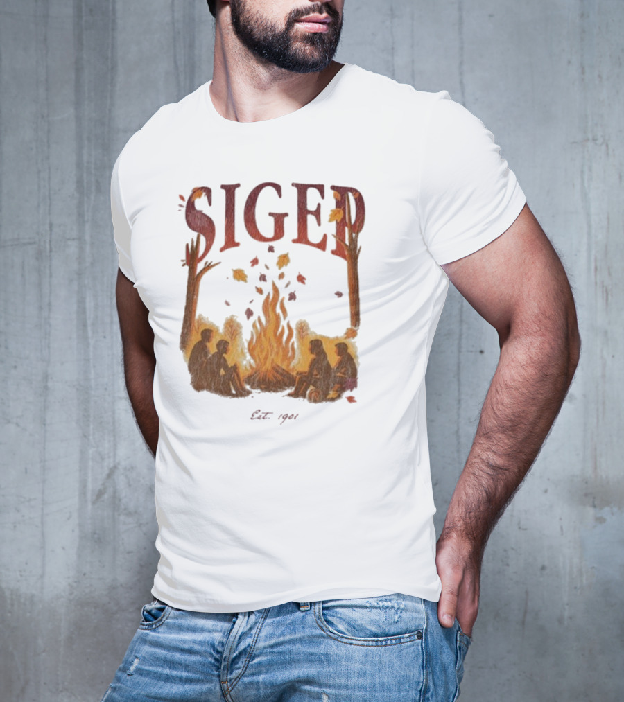 "SigEp Campfire Gathering Fall Est 1901" T-Shirt
