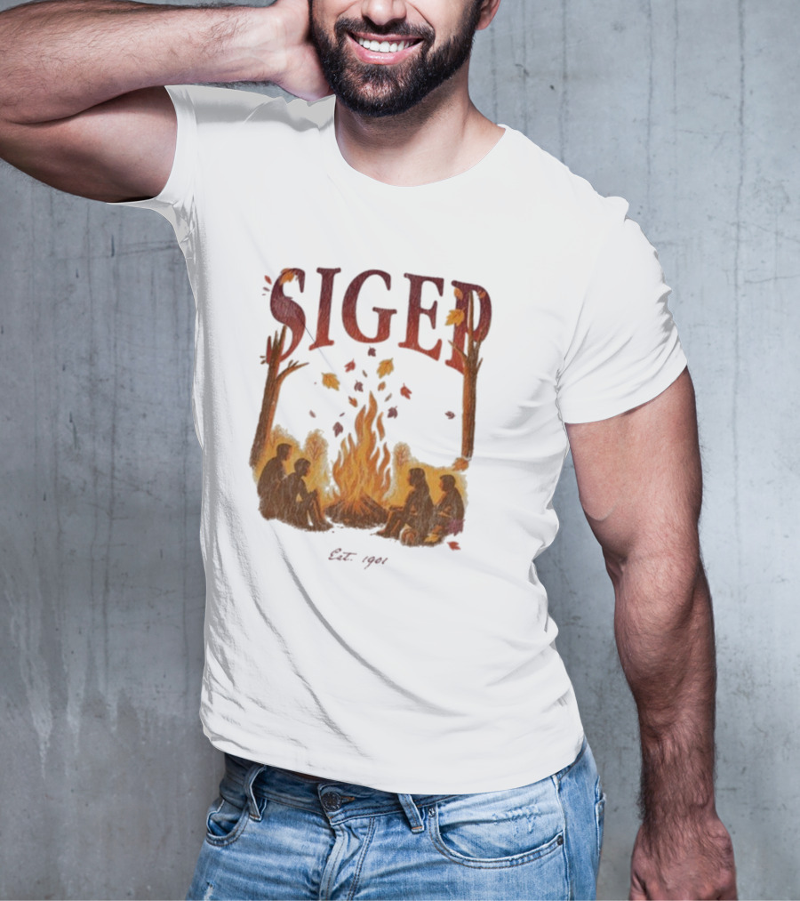 "SigEp Campfire Gathering Fall Est 1901" T-Shirt